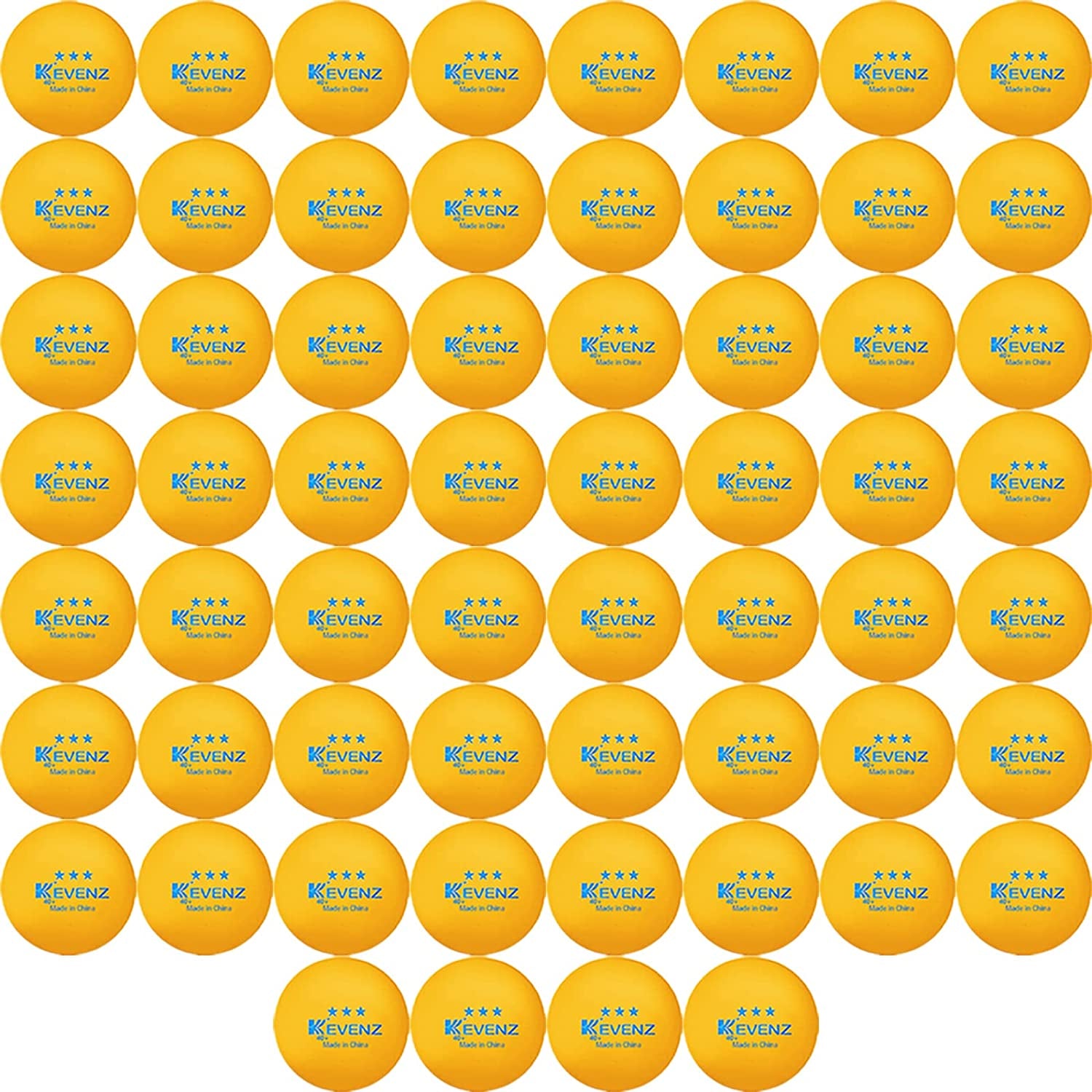 3 Star Ping Pong Balls, 40+Mm Advanced Table Tennis Ball, Bulk Outdoor Ping Pong Balls (Orange, White)