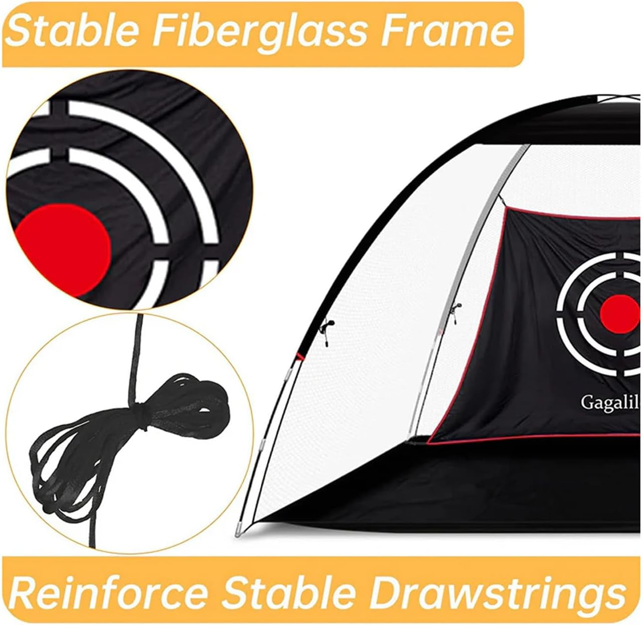 Golf Net for Backyard Practice: Hitting Net with Mat & Target – Training for Driving Chipping Swing Golf Gift for Dad Husband Men